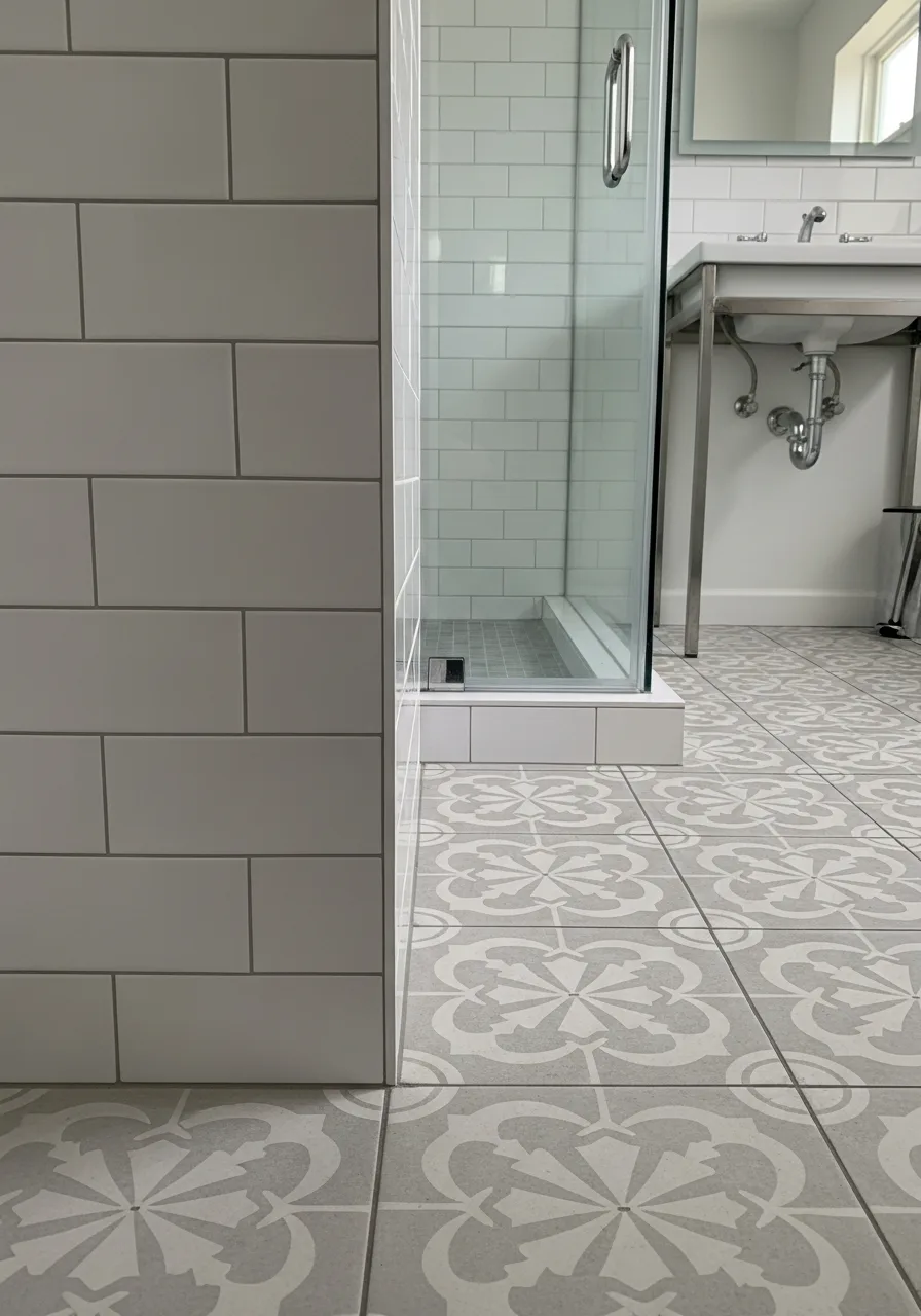 41. Beveled Subway and Patterned Cement