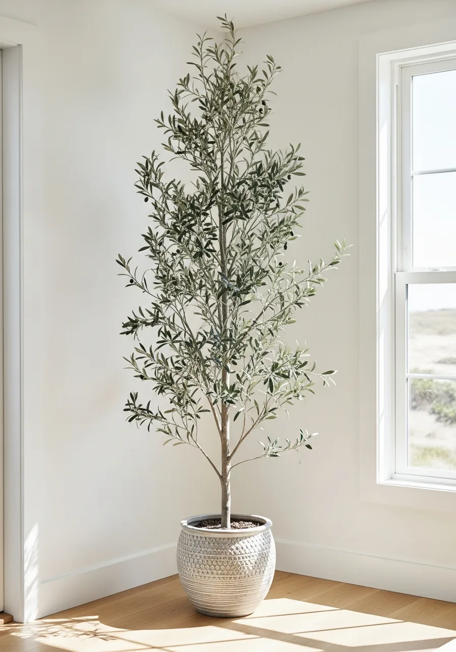 12. Potted Indoor Olive Trees