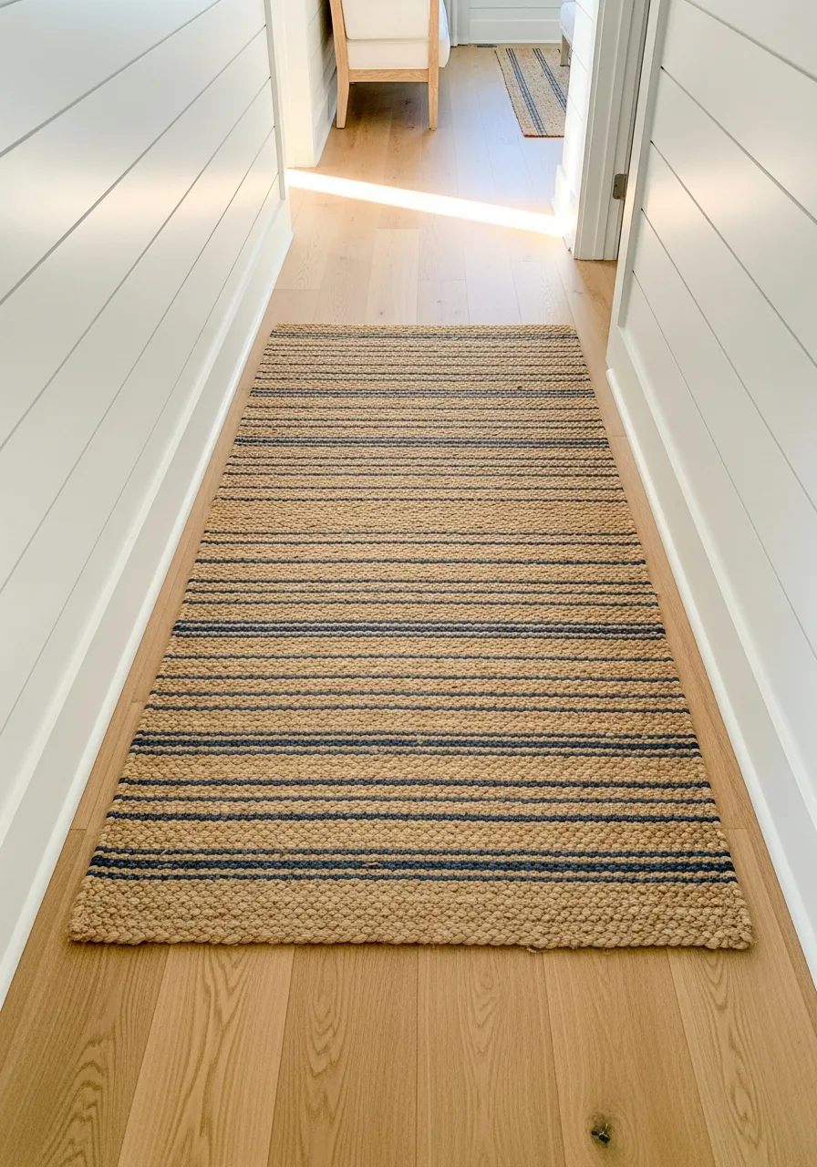 15. Striped Jute Runners