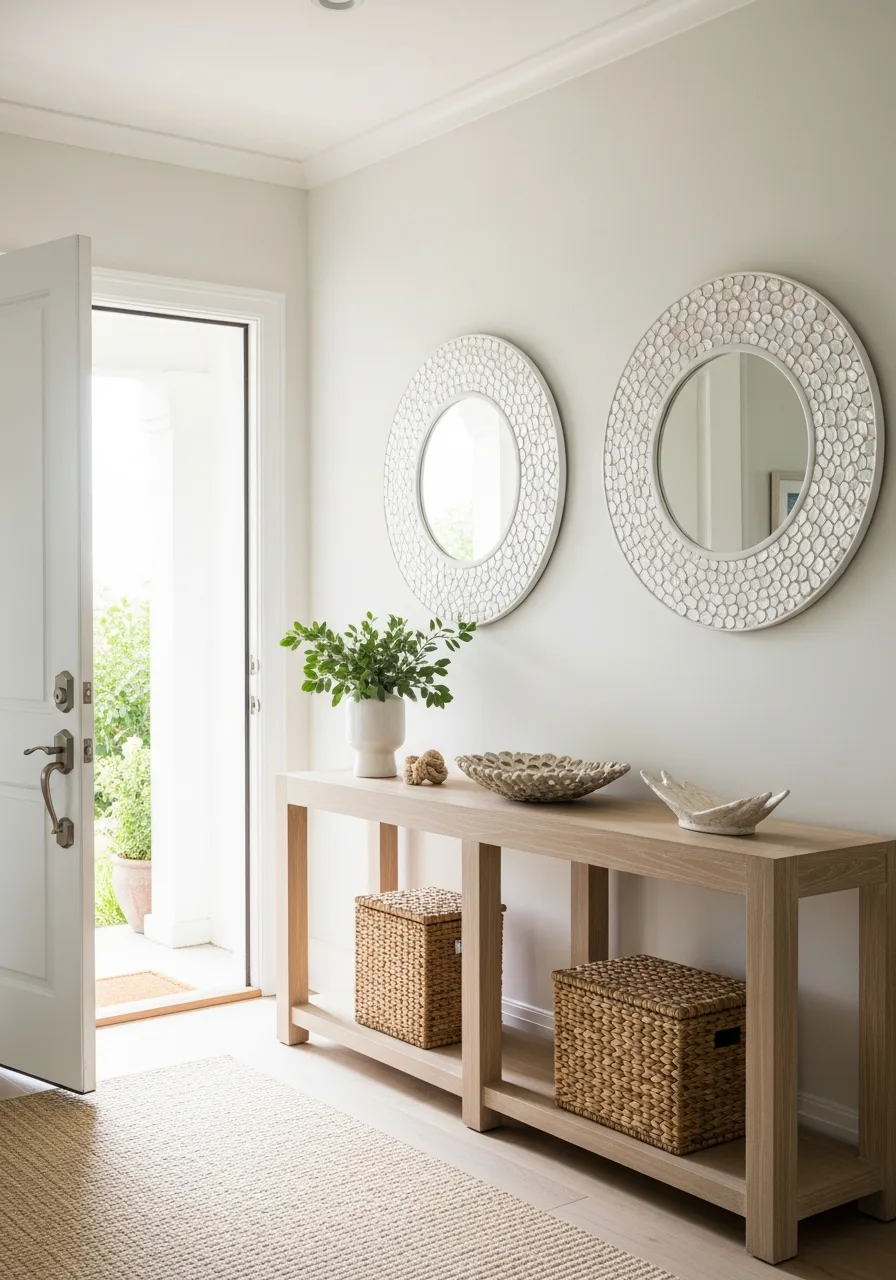 26. Round Capiz Mirrors
