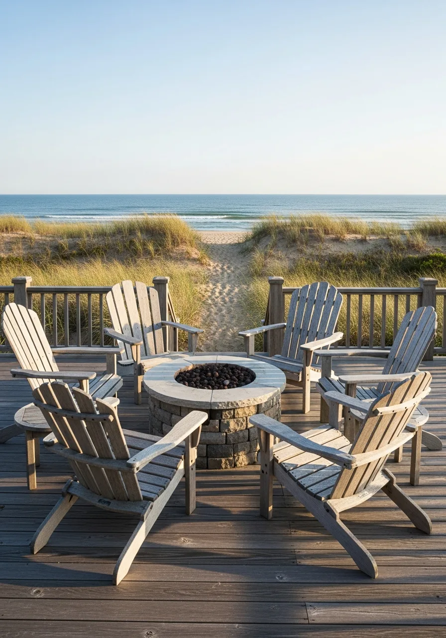 9. Teak Outdoor Lounge Chairs