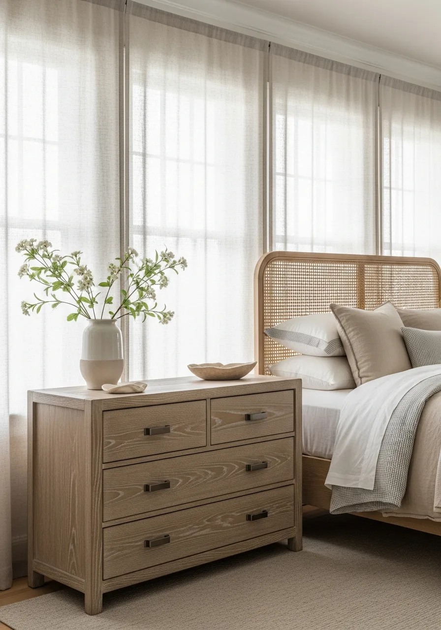 25. Weathered Oak Dresser