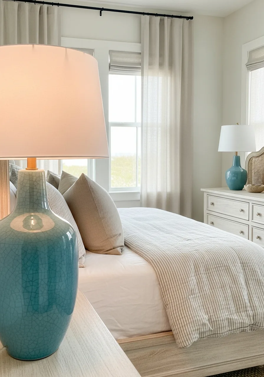 9. Crackle Glaze Ceramic Lamps