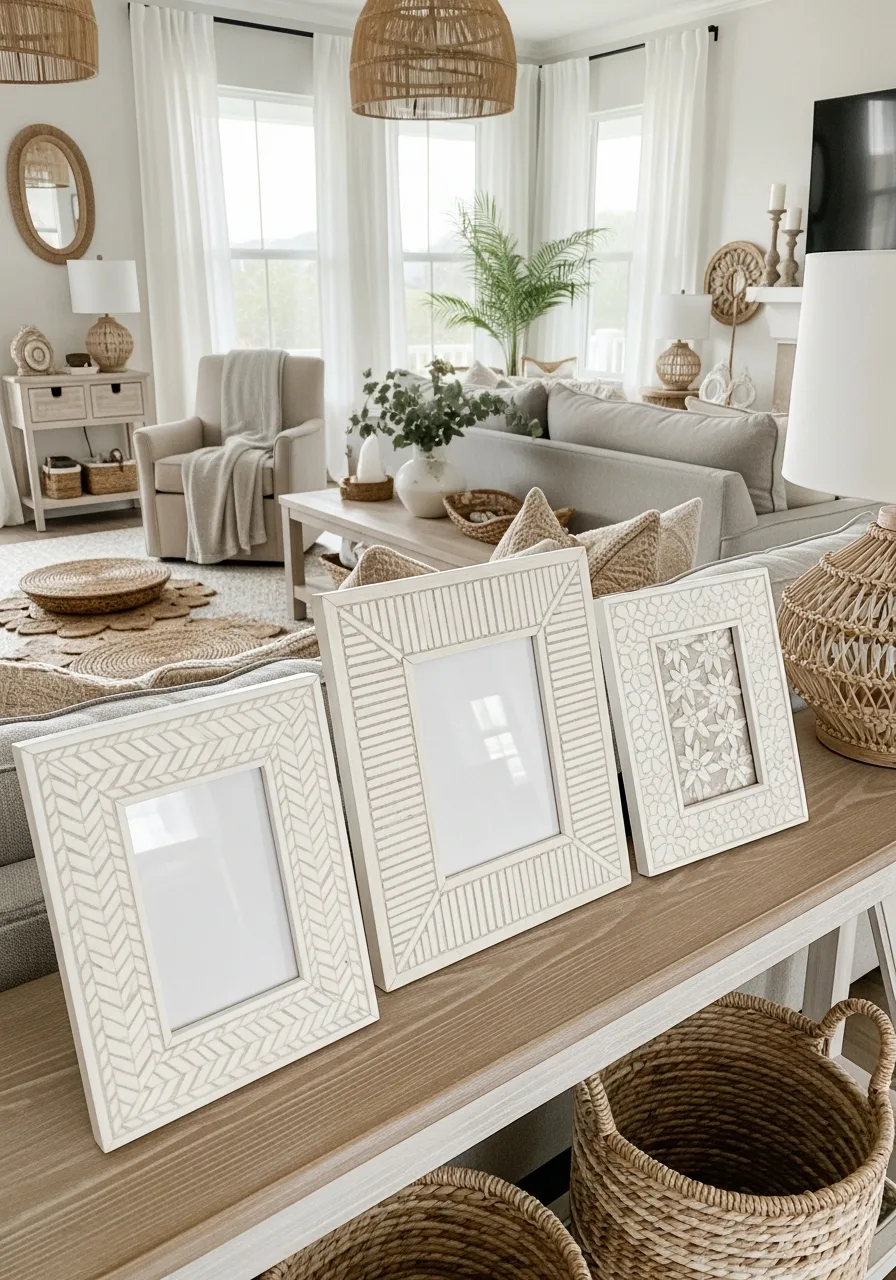 18. Inlaid Bone Picture Frames