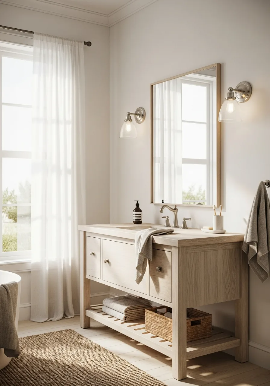 43. Polished Nickel Wall Sconces