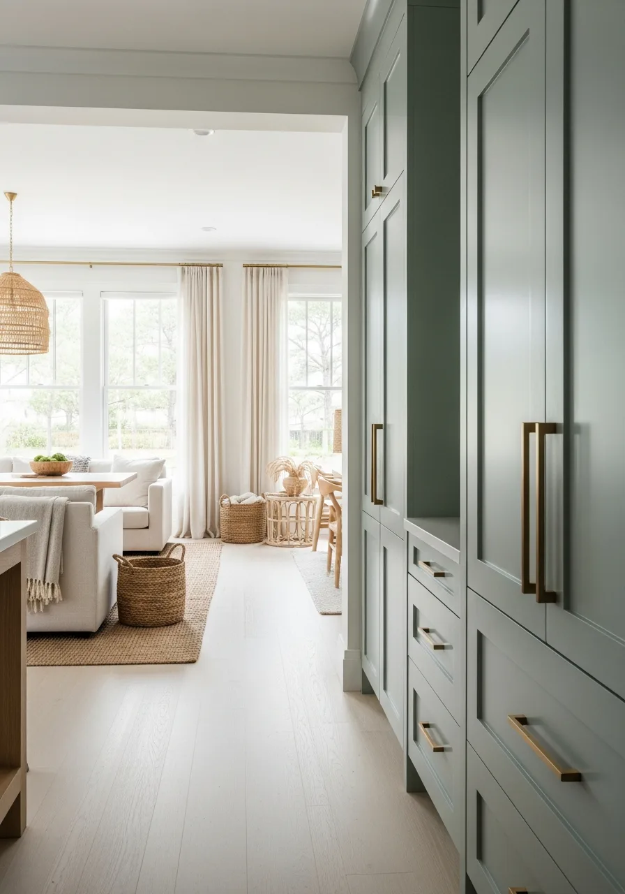47. Muted Sage Cabinetry
