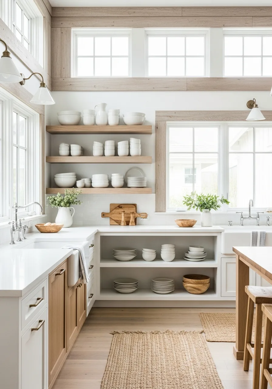 10. Open Air Shelving