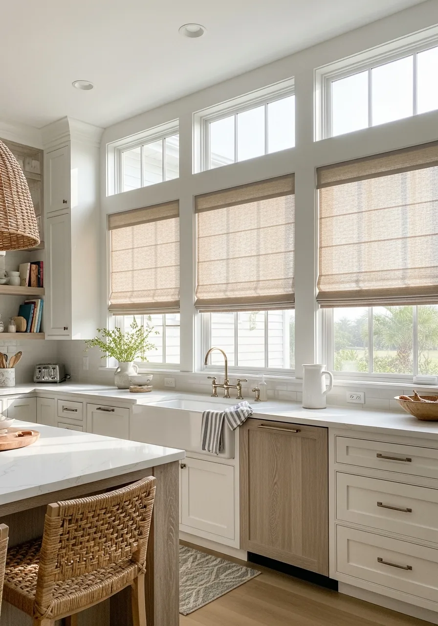 13. Linen Window Shades