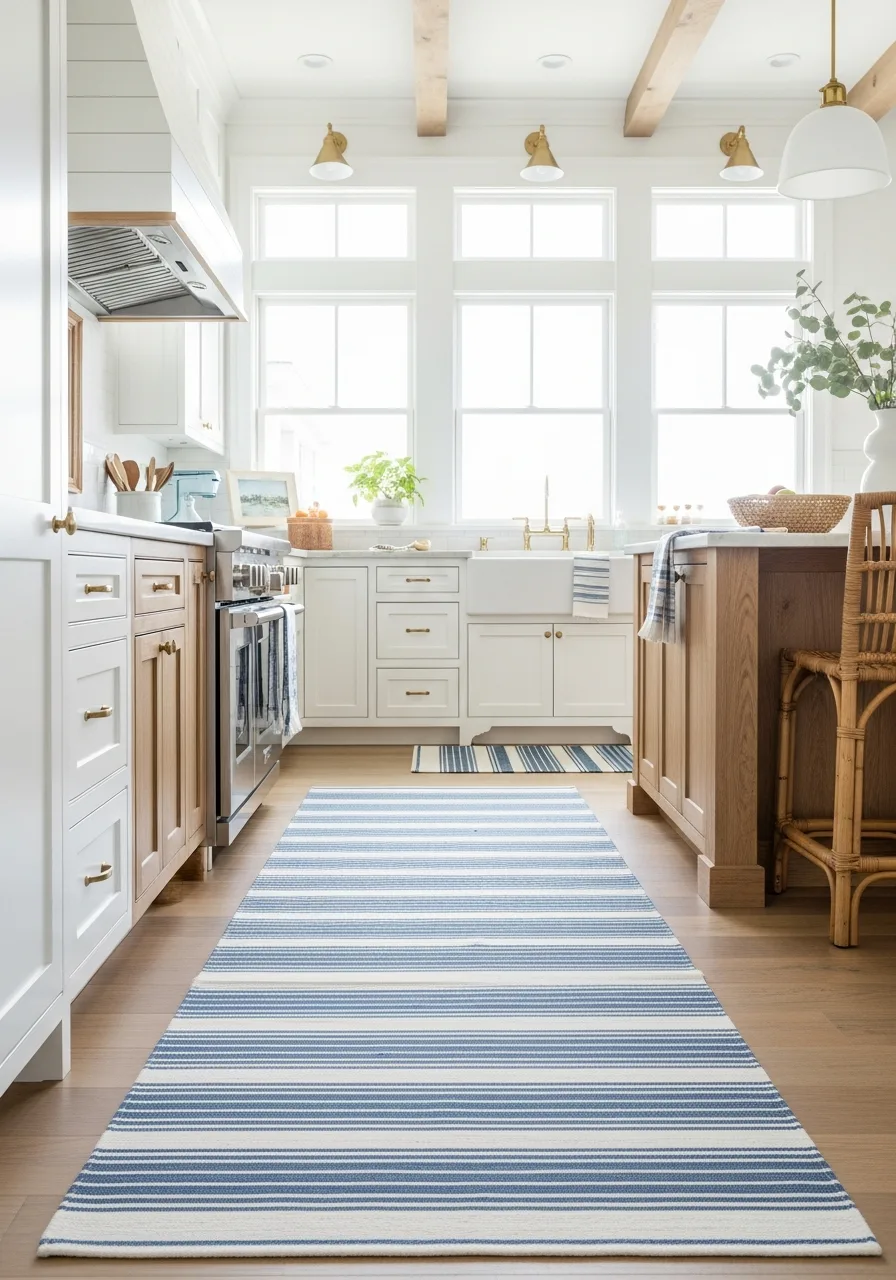 21. Striped Cotton Floor Runners