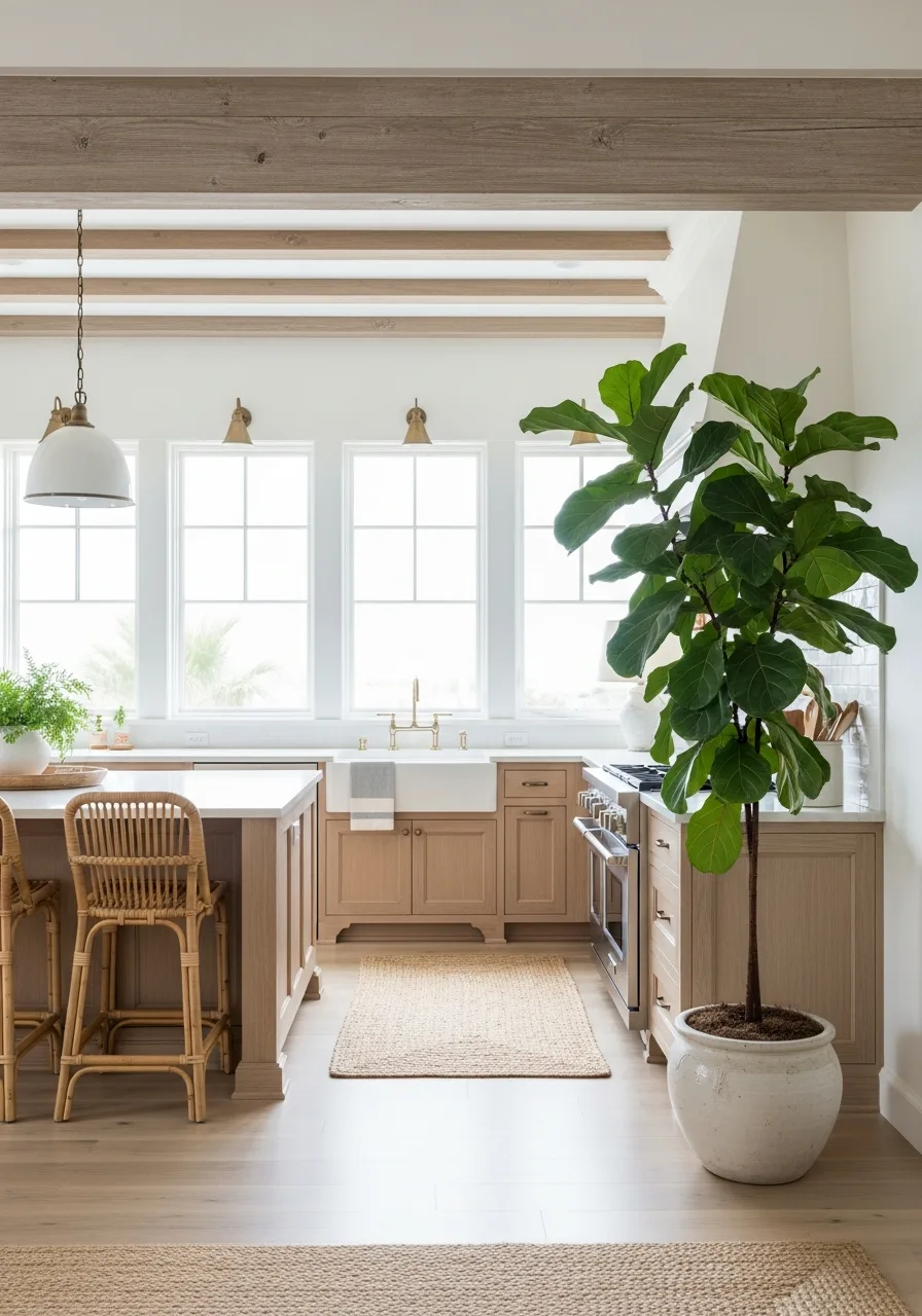 41. Potted Tall Fiddle Leaf