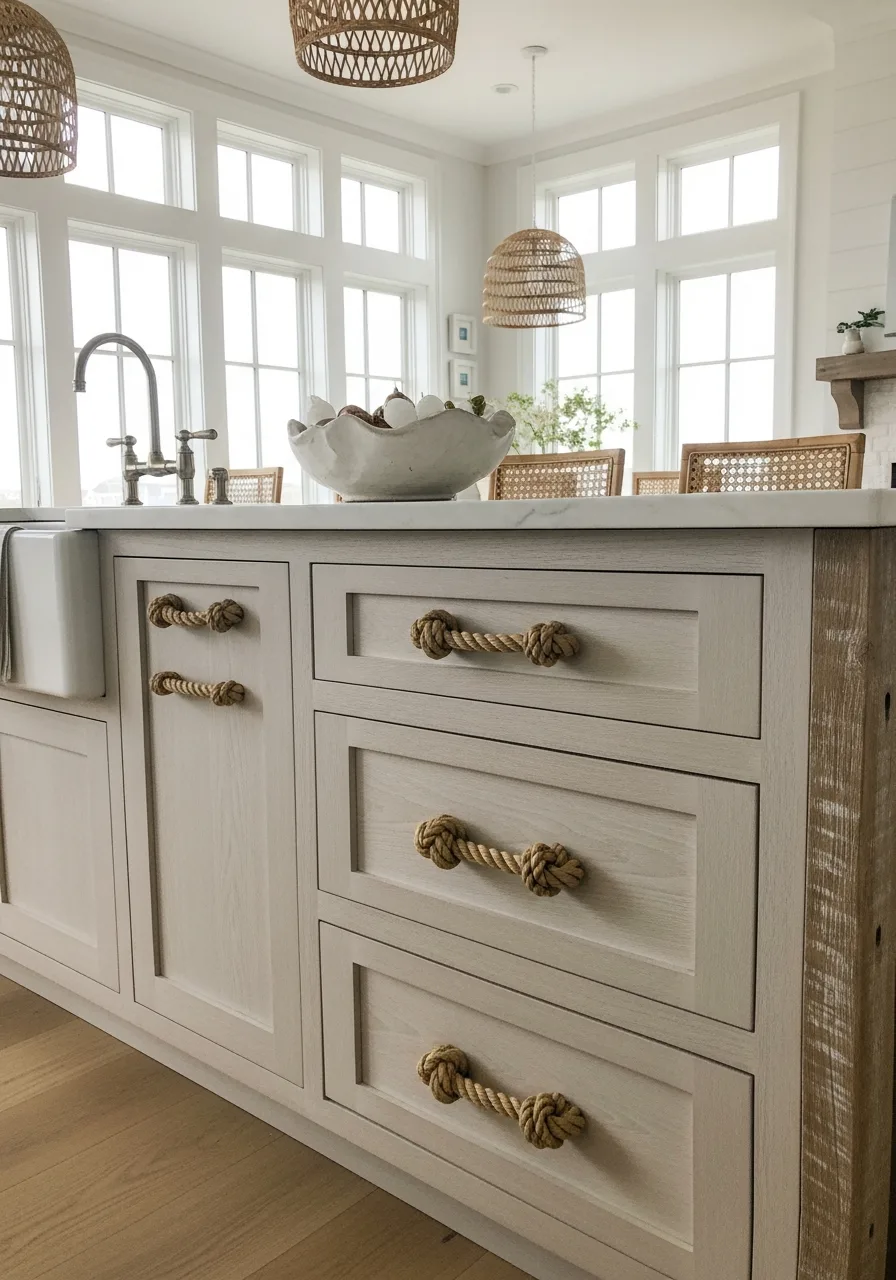 46. Rope Knotted Cabinet Pulls