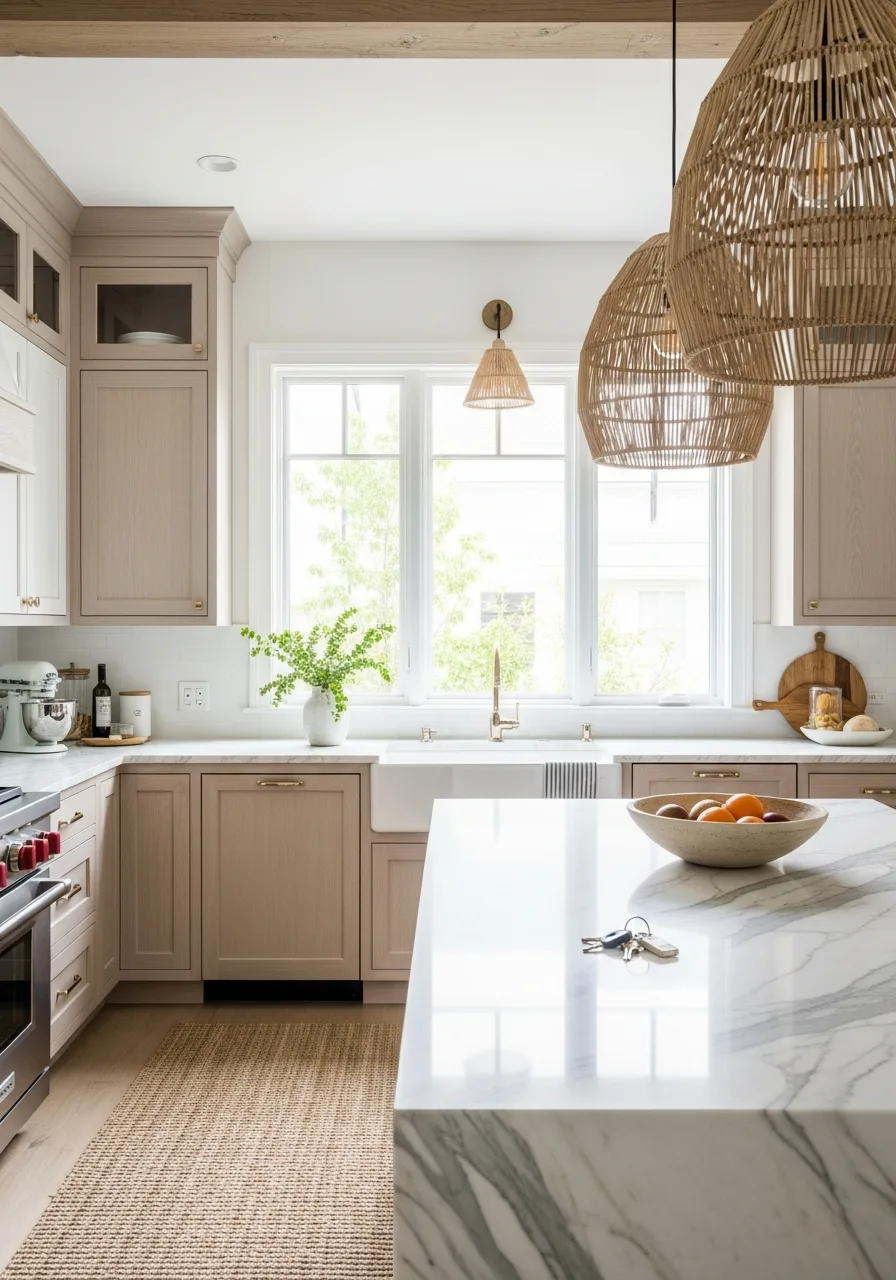 8. Marble Countertops
