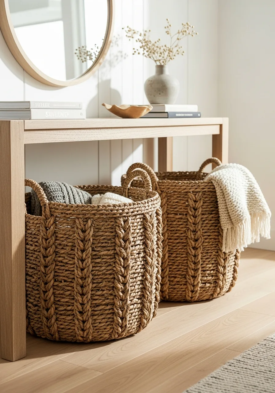 14. Seagrass Storage Baskets