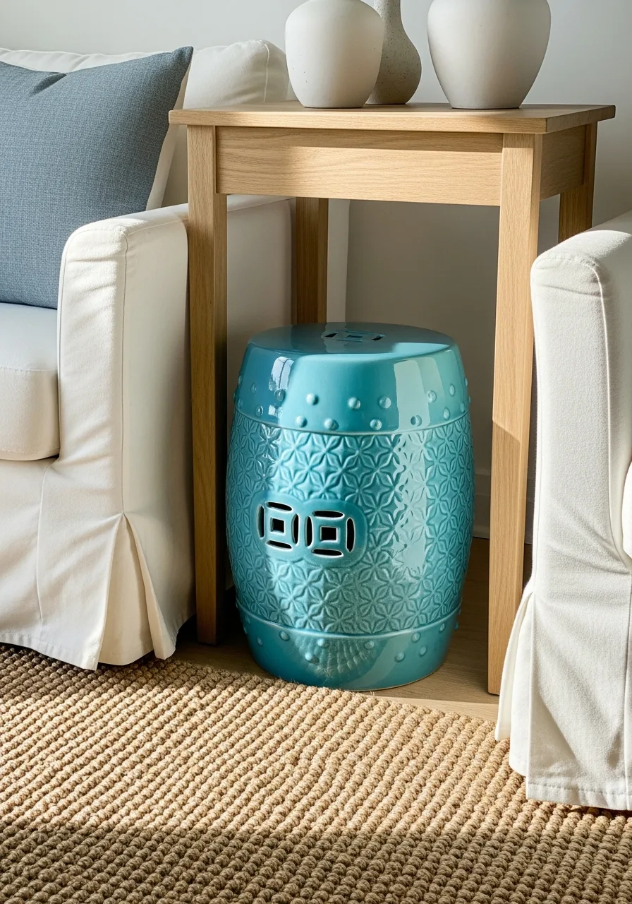 19. Ceramic Garden Stools