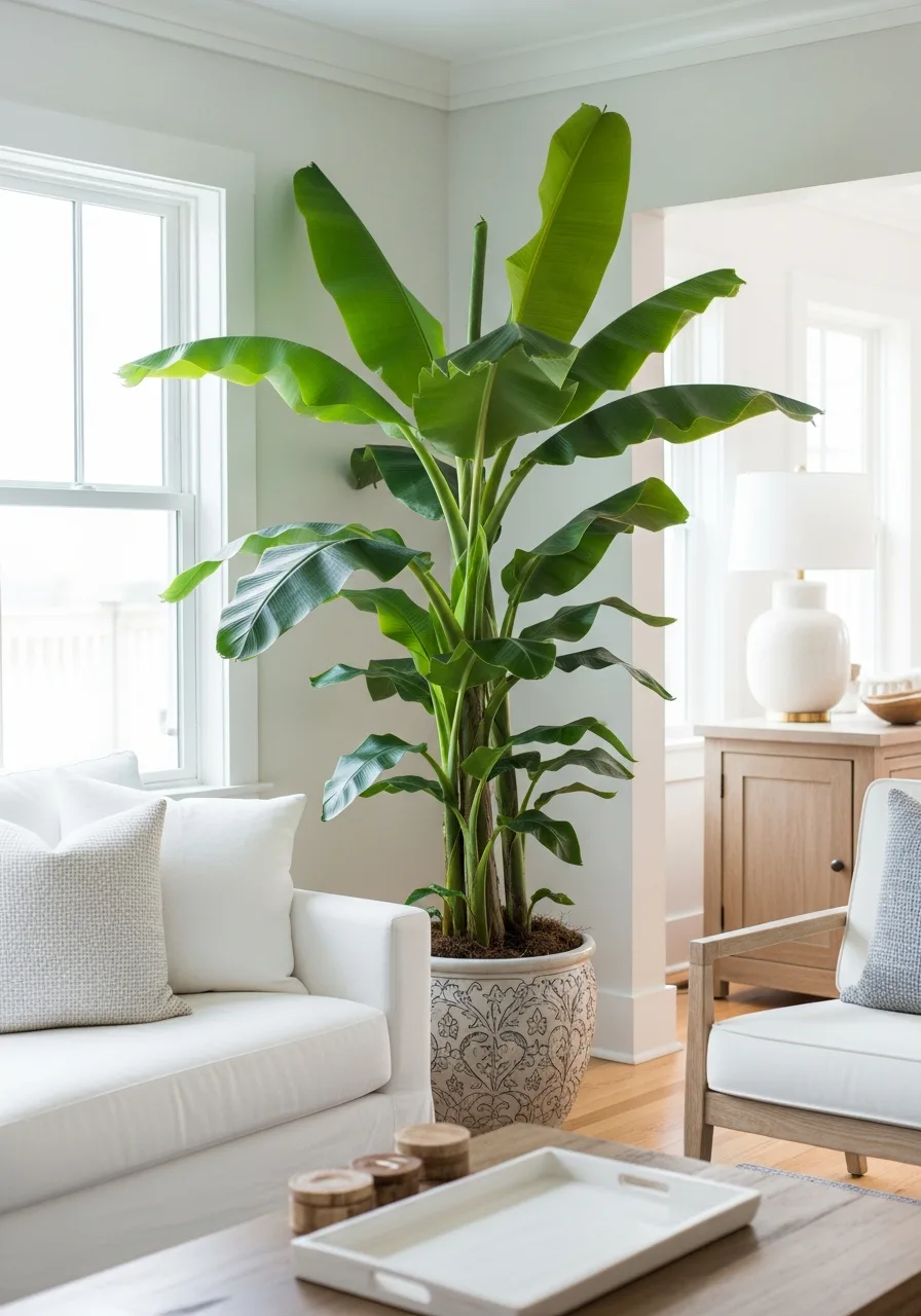 21. Banana Leaf Plants