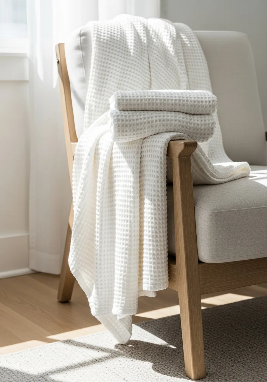 27. Waffle Knit Throws