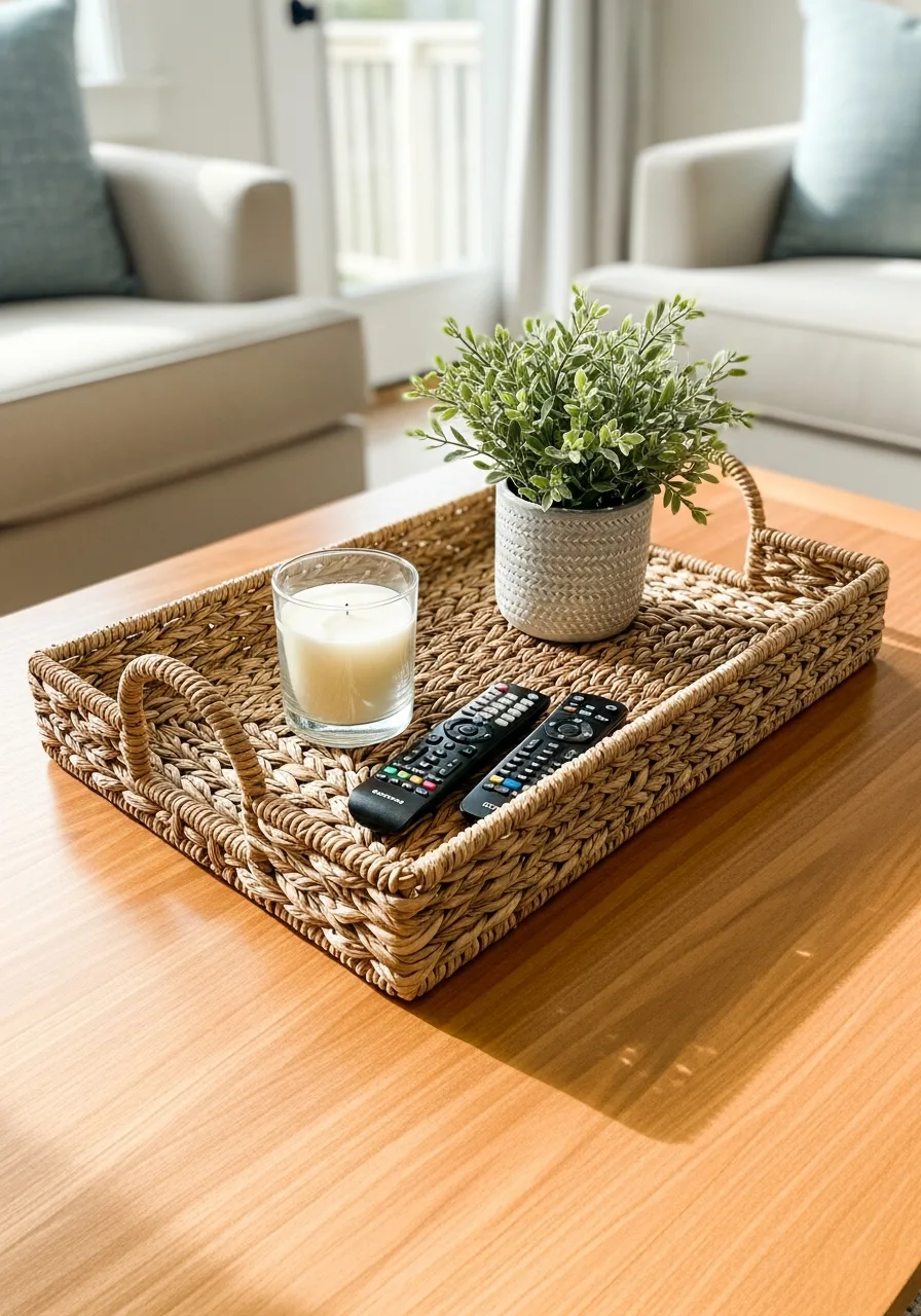 30. Woven Seagrass Trays