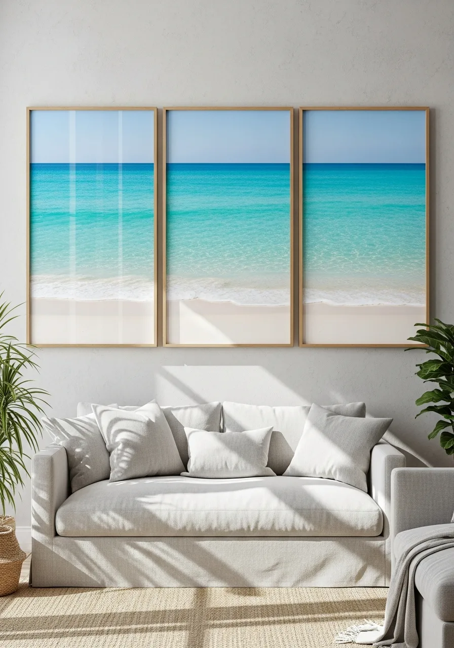 49. Triptych Coastal Photography
