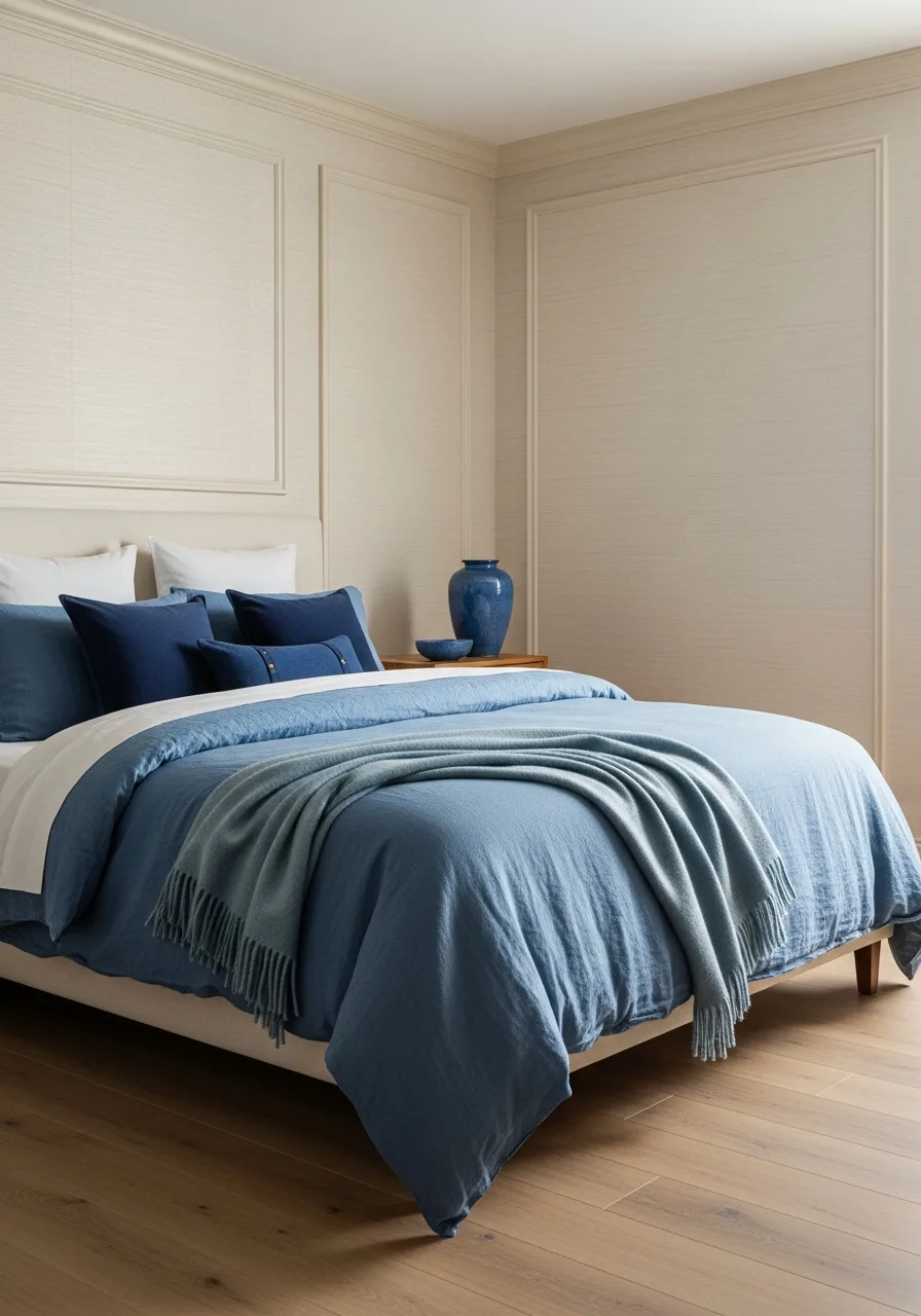 10. Textured Grasscloth Walls