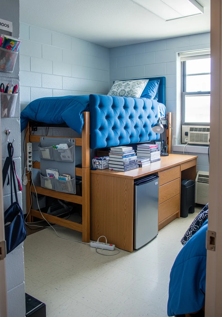16. Cornflower Blue Removable Headboard