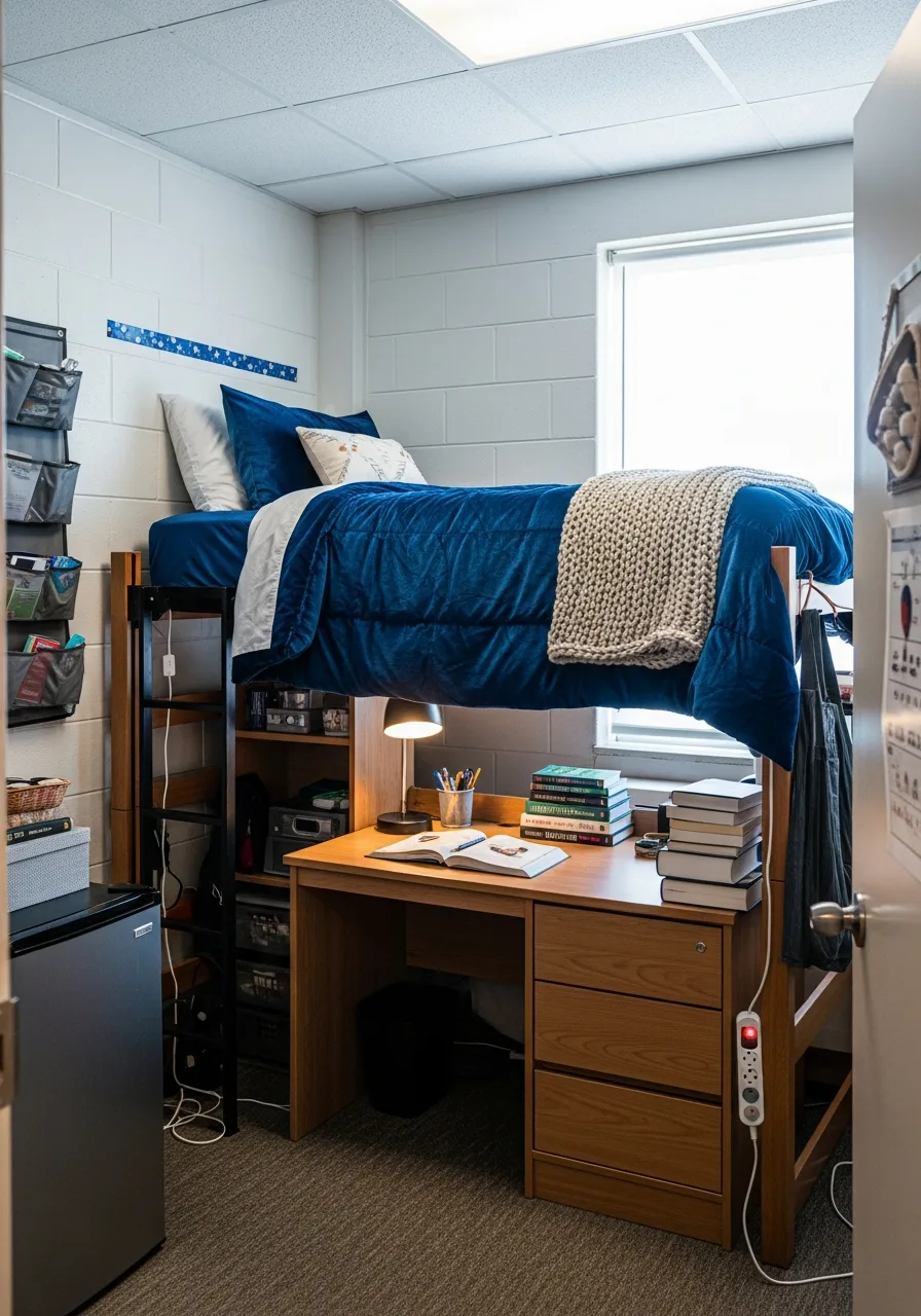 2. Indigo Velvet Bedding