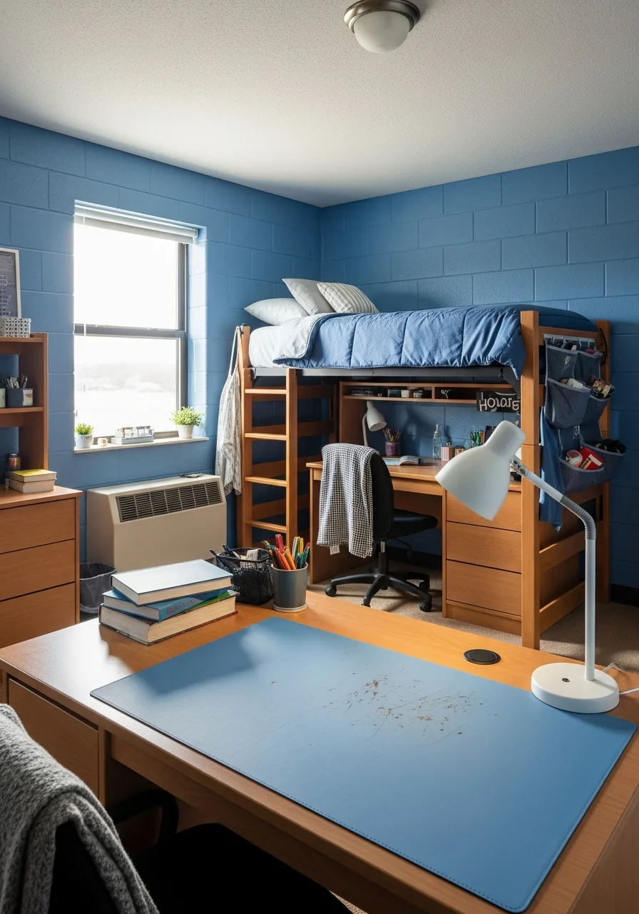 22. Powder Blue Desk Mat