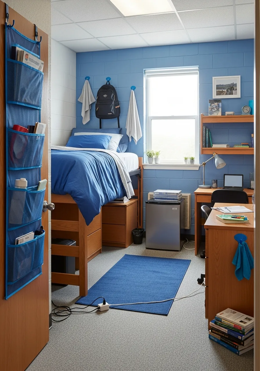 27. Steel Blue Command Hooks