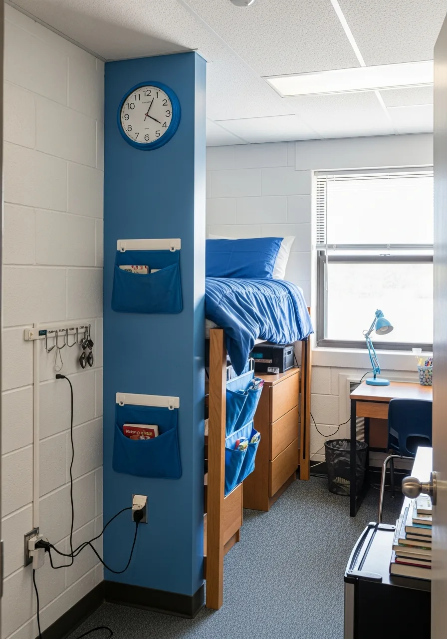 46. Cobalt Blue Wall Clock