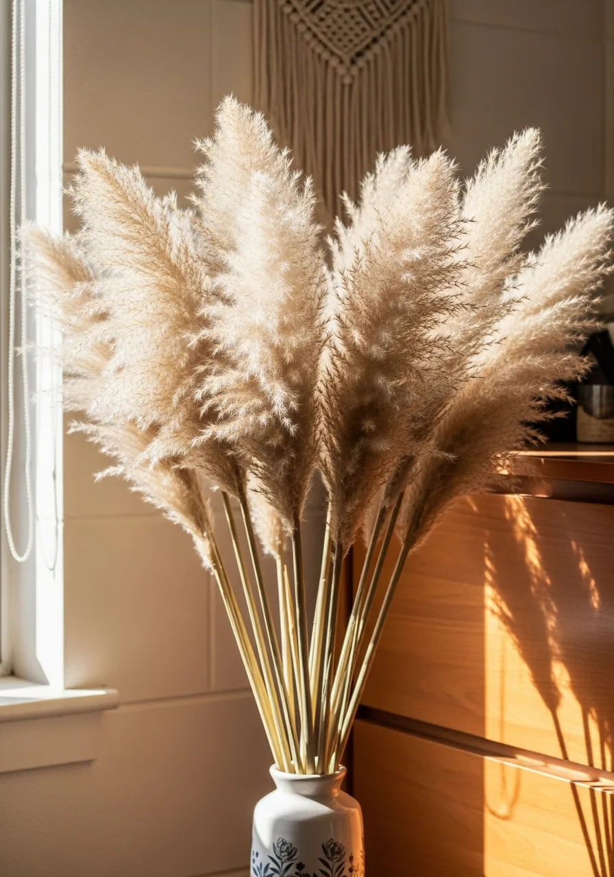 20. Dried Pampas Grass Bundle