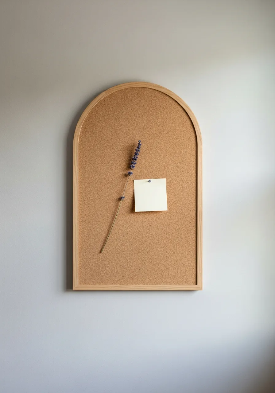 10. Arch-Shaped Cork Board