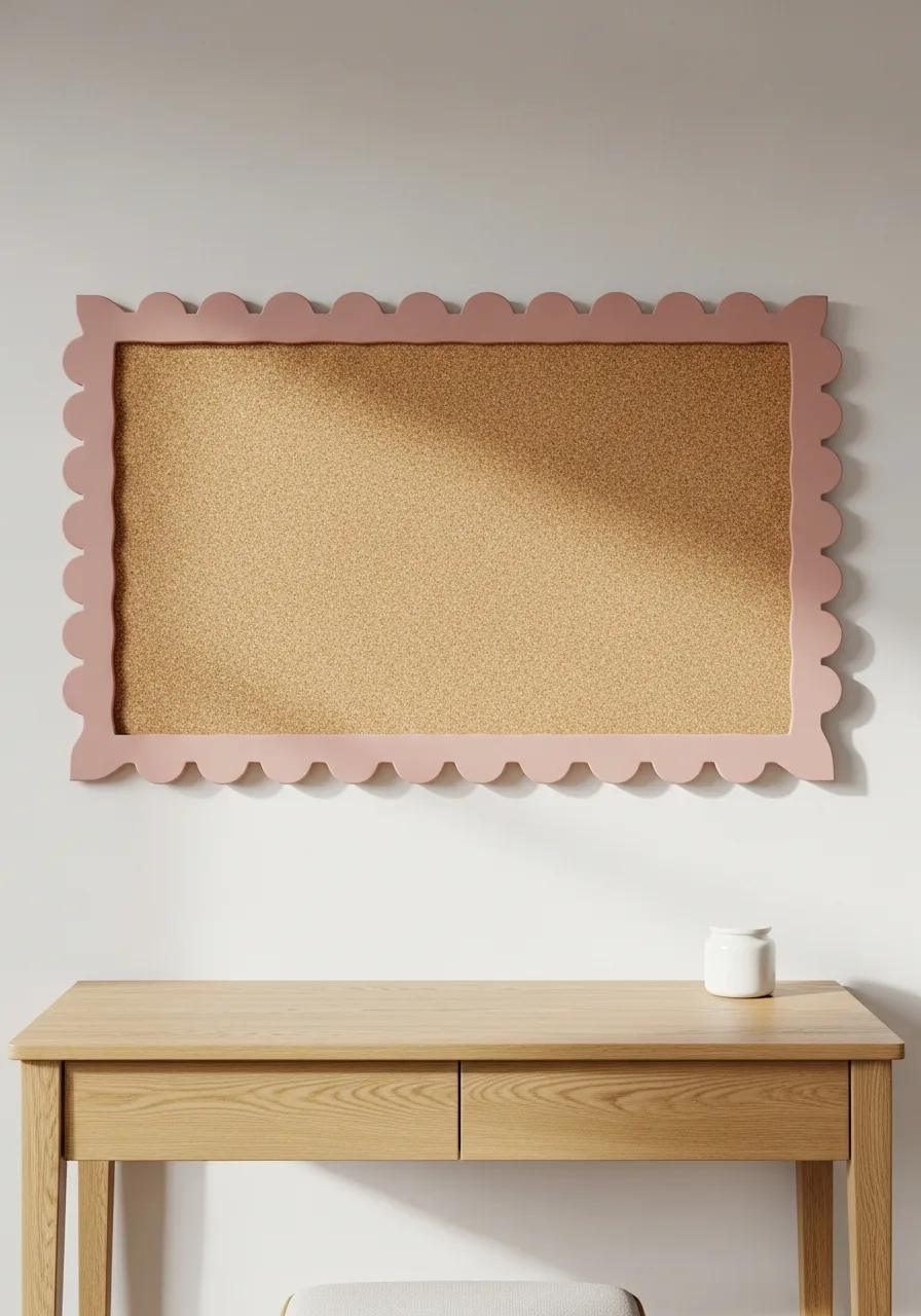 11. Scalloped Cork Board