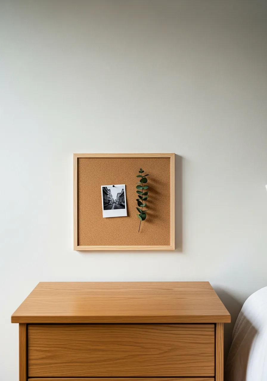 26. Bedside Cork Board