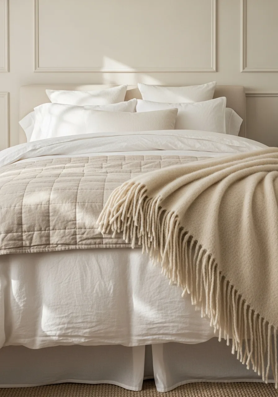 16. Layer a Mohair Throw