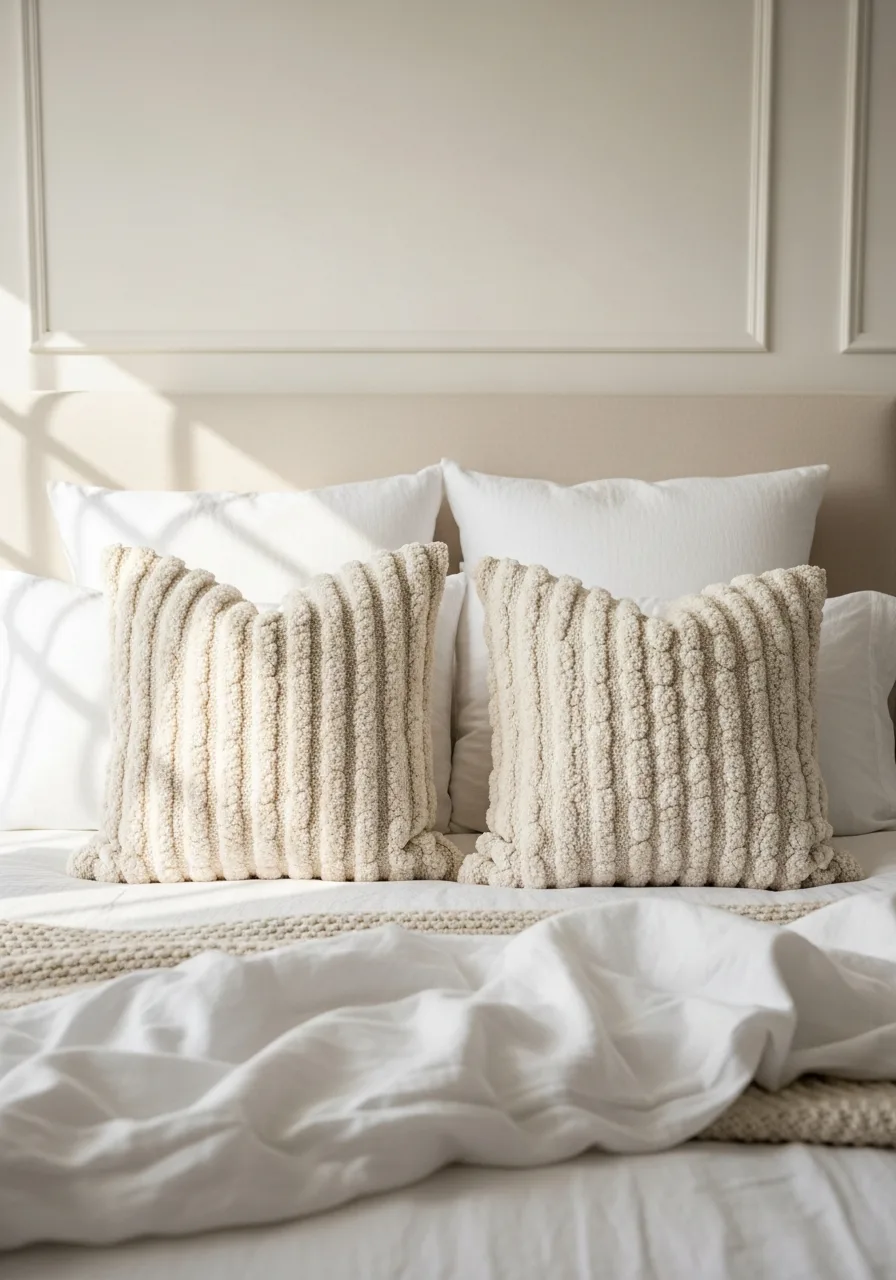 19. Mix Chenille Accent Pillows