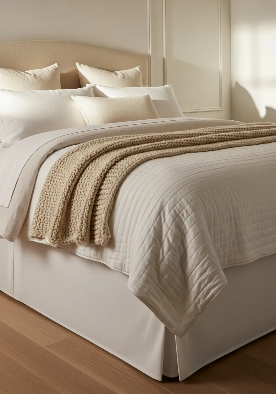 24. Install a Tailored Bed Skirt
