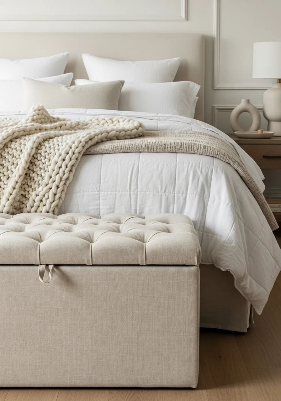 27. Add a Tufted Storage Ottoman