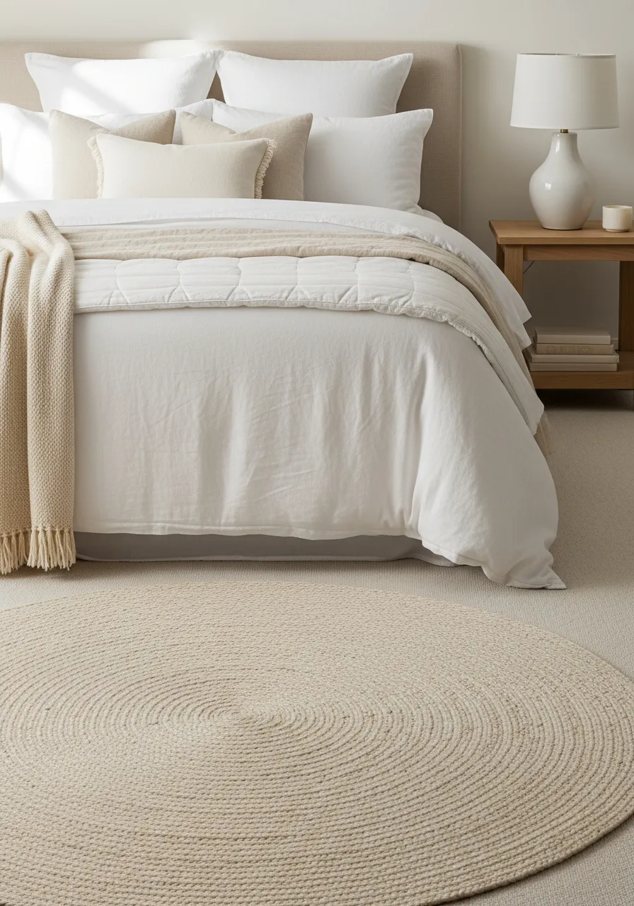 49. Place a Braided Jute Rug