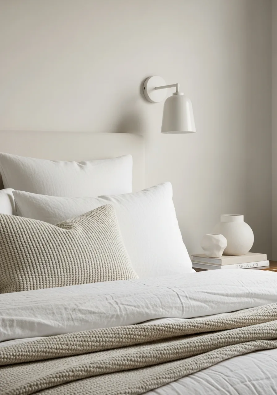 6. Install Matte Ceramic Sconces