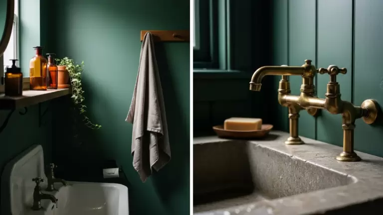 50 Dark Cottagecore Bathroom Ideas