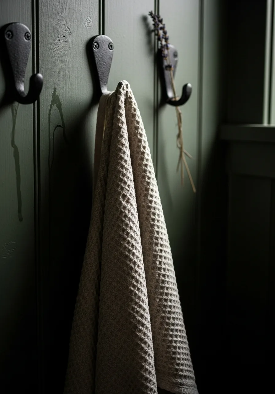 12. Cast Iron Towel Hooks