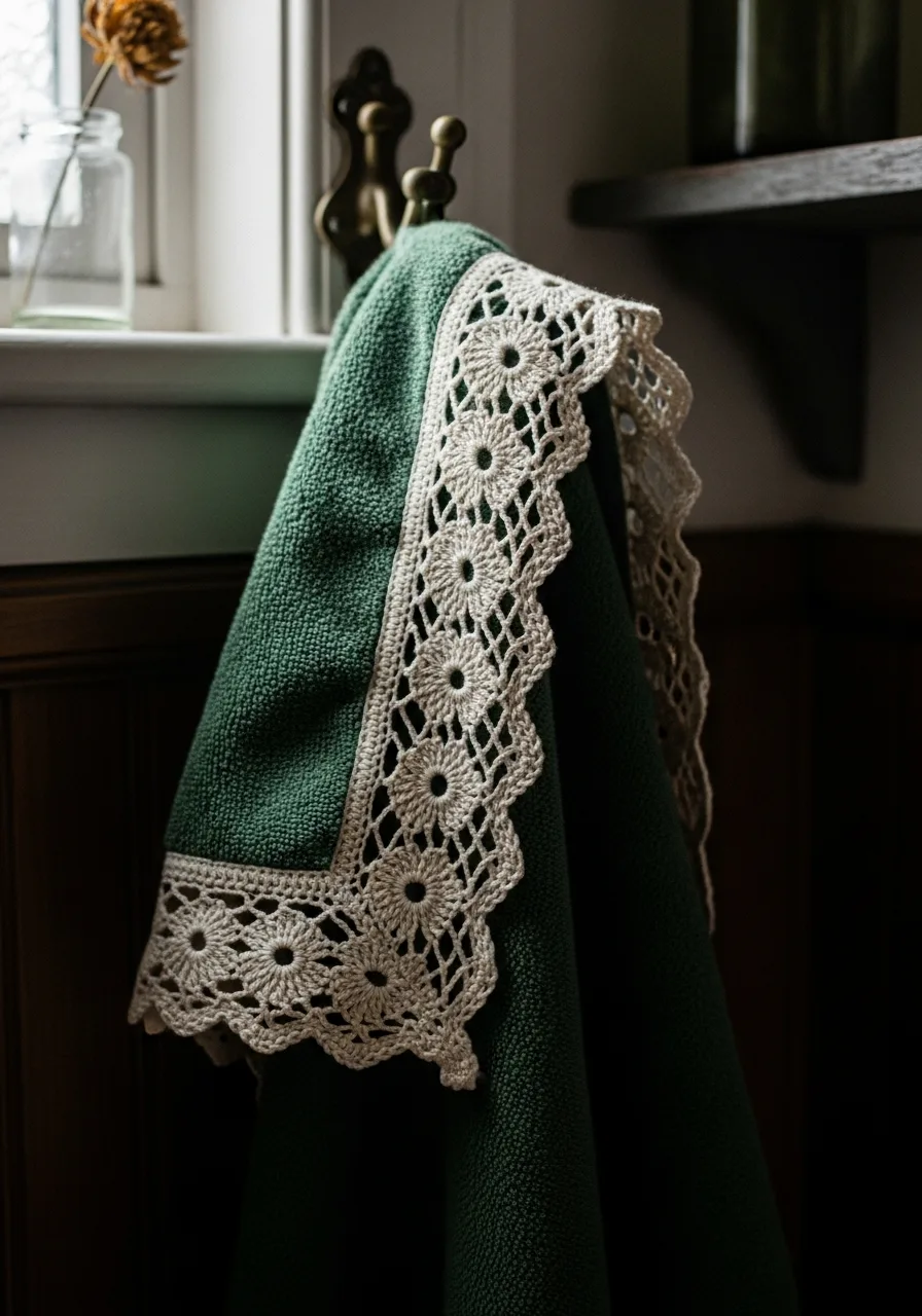32. Crocheted Lace Trim