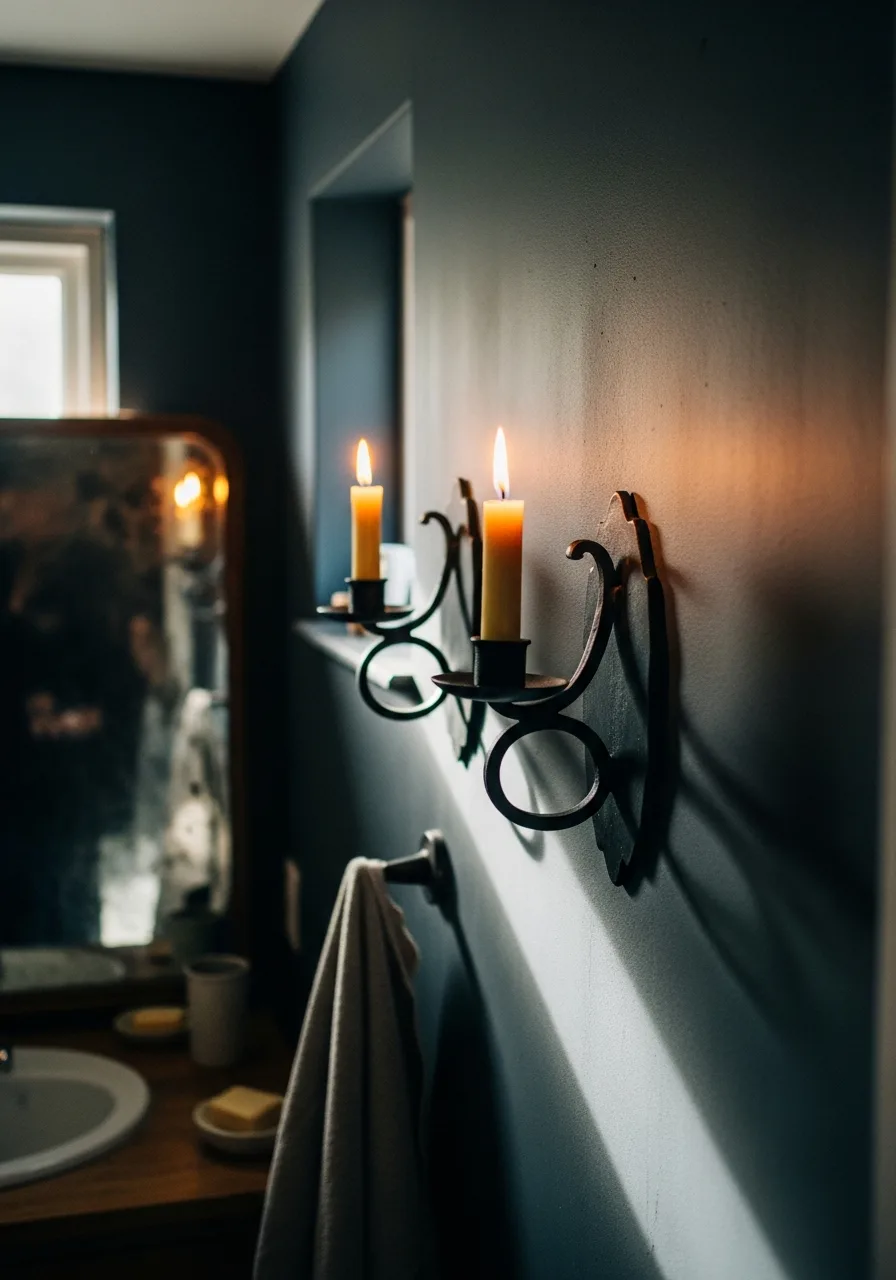 33. Wrought Iron Sconces