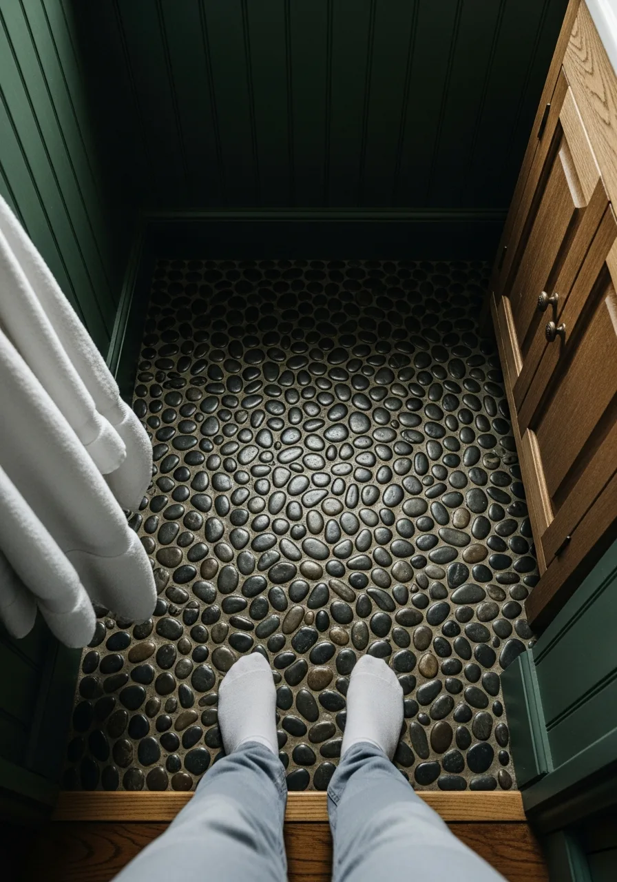 37. Pebble Floor Tiles