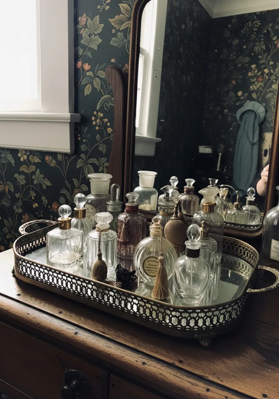 39. Vintage Perfume Trays