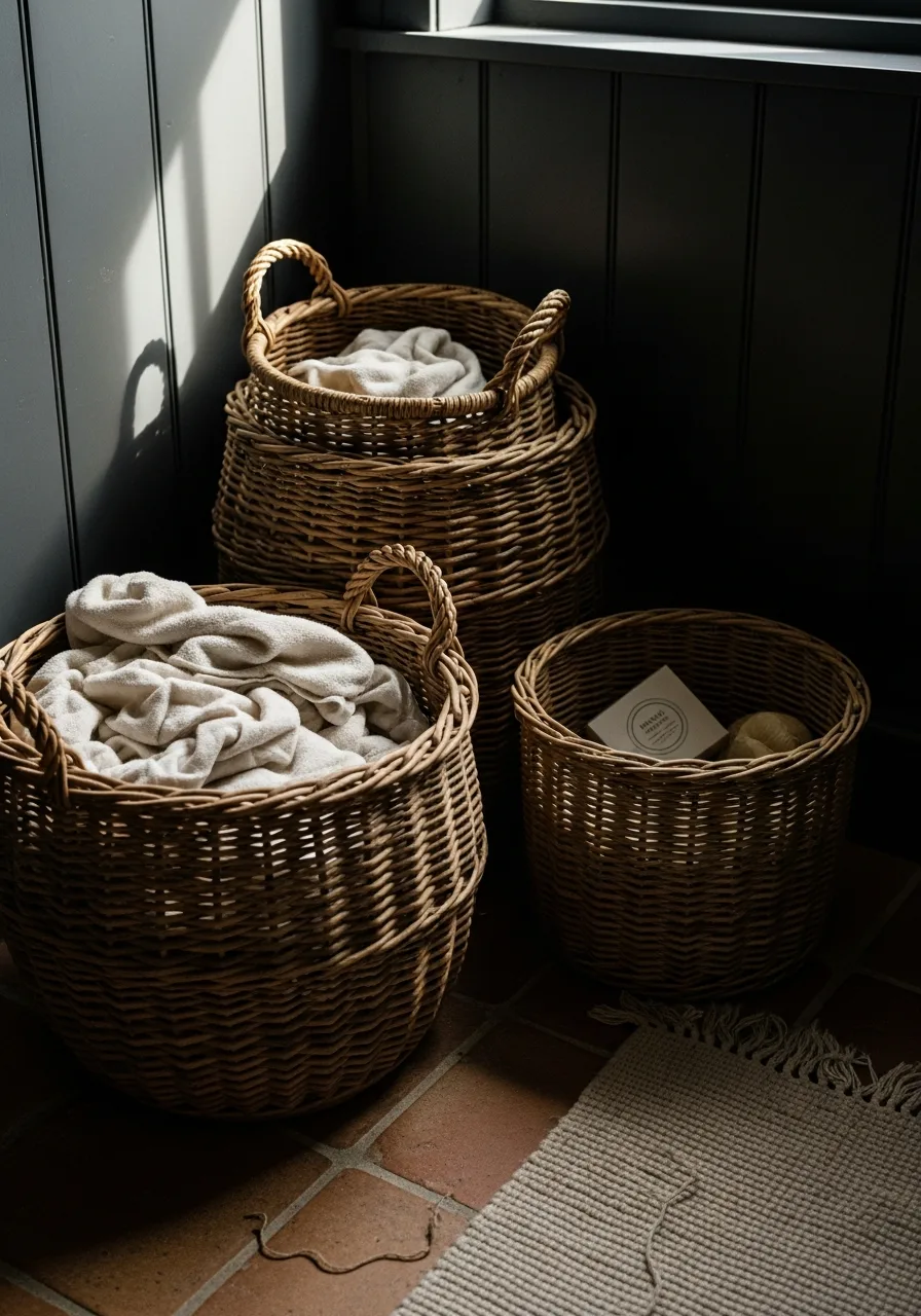 5. Woven Wicker Baskets
