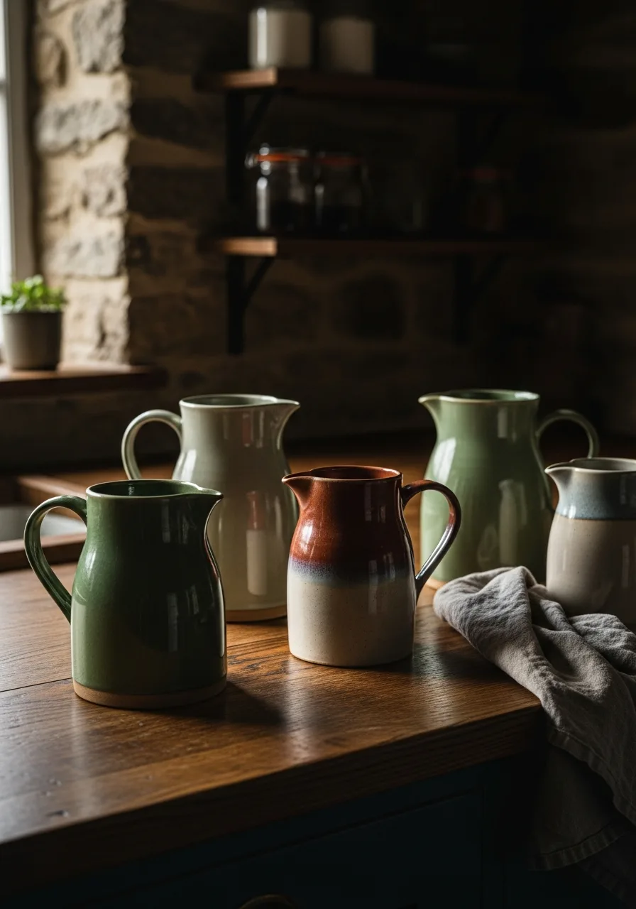 27. Ceramic Water Pitchers