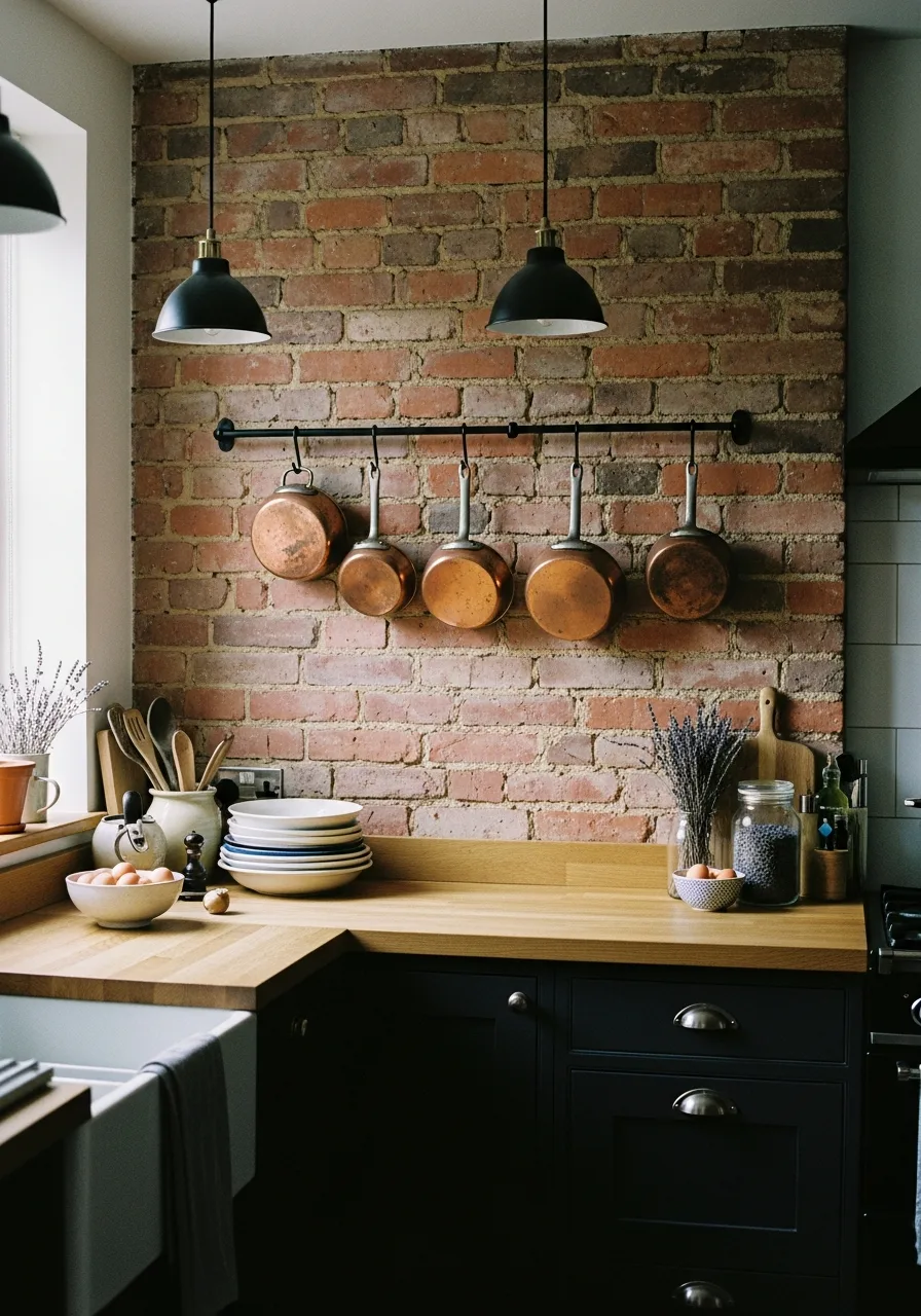 31. Exposed Red Brick Wall