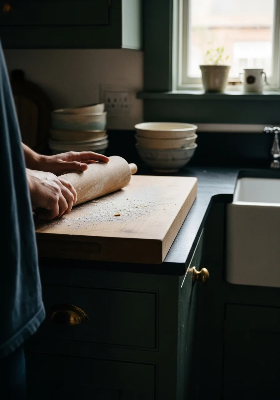 33. Wooden Bread Kneading Board
