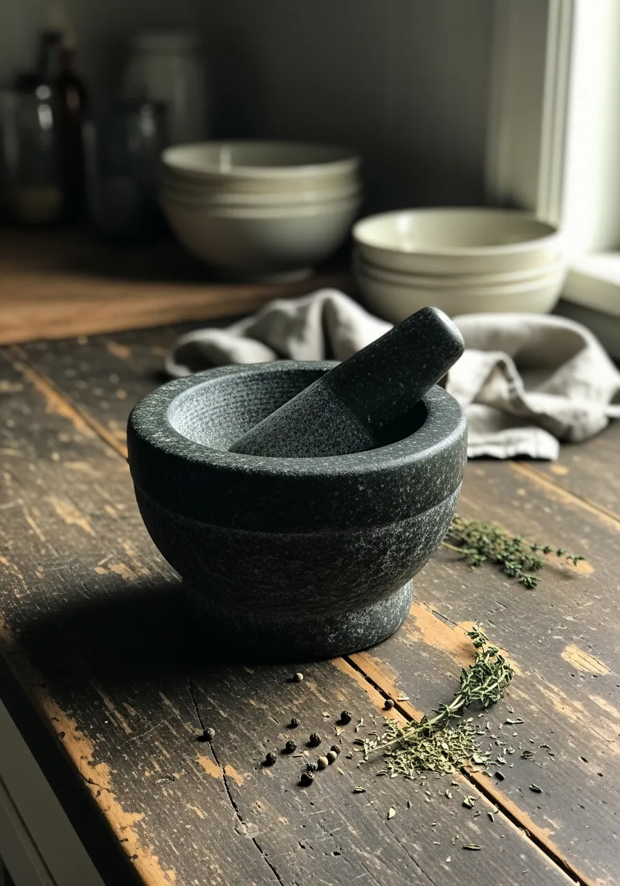 39. Stone Mortar and Pestle