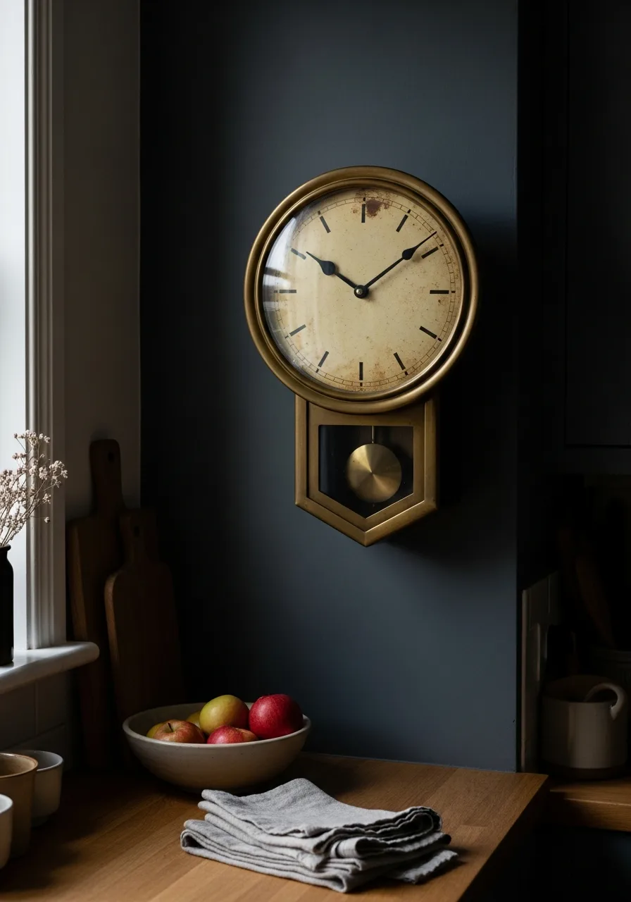 45. Vintage Style Wall Clock